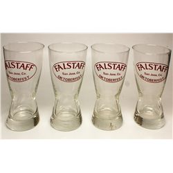 Large Falstaff Oktoberfest beer glass