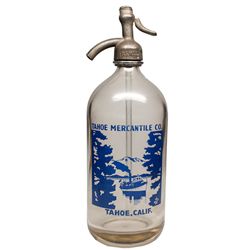 Gorgeous Tahoe Mercantile Co. Seltzer Bottle