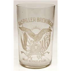 Raspiller Brewing glass