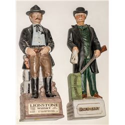 Lionstone and McCormick whiskey bottles