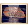 Image 1 : "Moonlit" watercolor by Nevada Artist Ruth Hilts