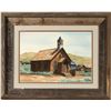 Image 1 : Bodie, CA Church Watercolor by Cheryln Bennett