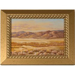 Desert Hills Oil Painting by Emily Garavinta