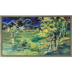 Trees Oil Painting by Mildred Lane