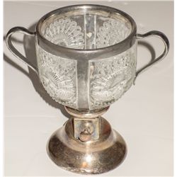 A-Y-P-E Silver Sugar Goblet & Lid