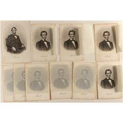 Eleven Lincoln engravings