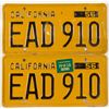 Image 1 : California Vehicle License Plates