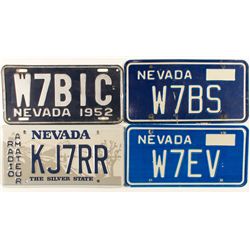 Amature Radio I. D. Vehicle Plates