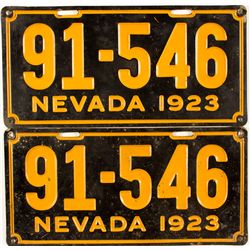 Nevada License Plates