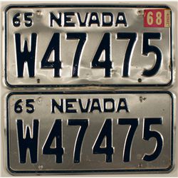 Nevada License Plates
