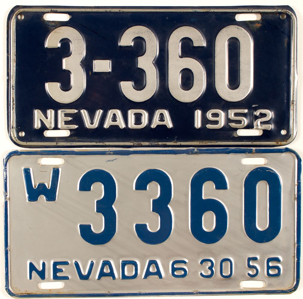 Nevada License Plates