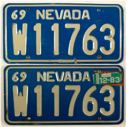 Nevada License Plates