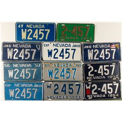 Nevada License Plates