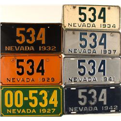 Nevada License Plates