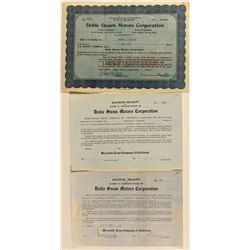 Doble Steam Motors Ephemera