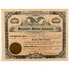 Image 1 : Macomber Motors Company Stock Certificate