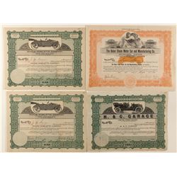 Steam Motor Car Mfgs. Stock Certificates