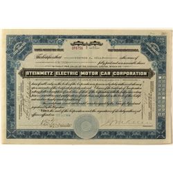 Steinmetz Electric Stock Certificate