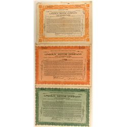 Lincoln Stock Certificates