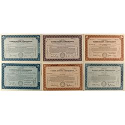 Kaiser-Frazer Stock Certificates
