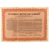 Image 1 : Atterbury Motor Car Co. Stock Certificate