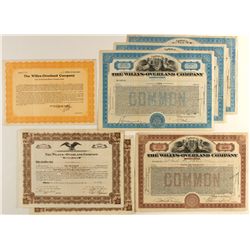 Willis-Overland Stock Certificates
