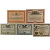 Image 1 : Auto. Stock Certificates Variety 2