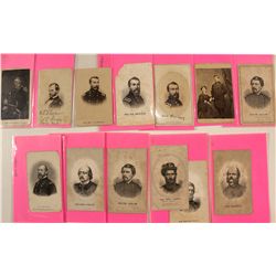 CDVs of Famous Civil War Generals