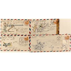 Amazing set of World War II folk art