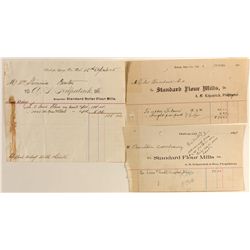 Three A. S. Kilpatrick billheads (Inyo County)