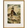 Image 1 : Damon Station Watercolor by William Watkin Wintle