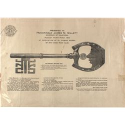 Governor presentation of the Mt. Whitney Key