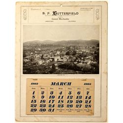 B.F. Butterfield Calendar