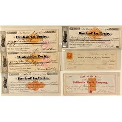 La Porte, California Check Collection