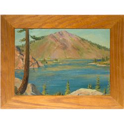 Lake Tahoe painting
