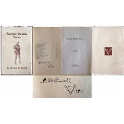 Autographed Charles Russell Book, 1924