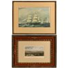 Image 1 : Two illustrations, one of early San Francisco