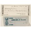 Image 1 : Two James King of William Checks