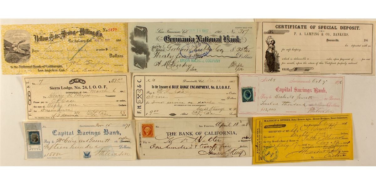 Collect Check California Check Collection