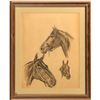 Image 1 : Horse Studies Color Sketch by Linwood Payson Ames