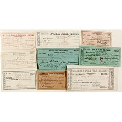 California Poll Tax Receipts