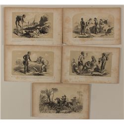 Gold Rush lithographs