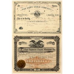 Michigan Stock Certificates