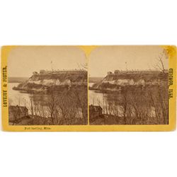 Stereoscopic of Fort Snelling