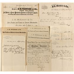 Montana Territorial Indian Traders Ephemera