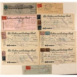 Carson City Checks w/ Adhesive Revenues