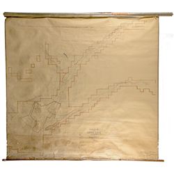 Dutton Ranch Map on Linnen 1910