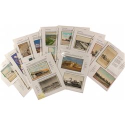 Elko postcards centered around transportation