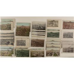 Goldfield bird's-eye View Postcards