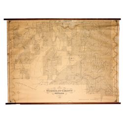Humboldt County Map on Linen, 1939